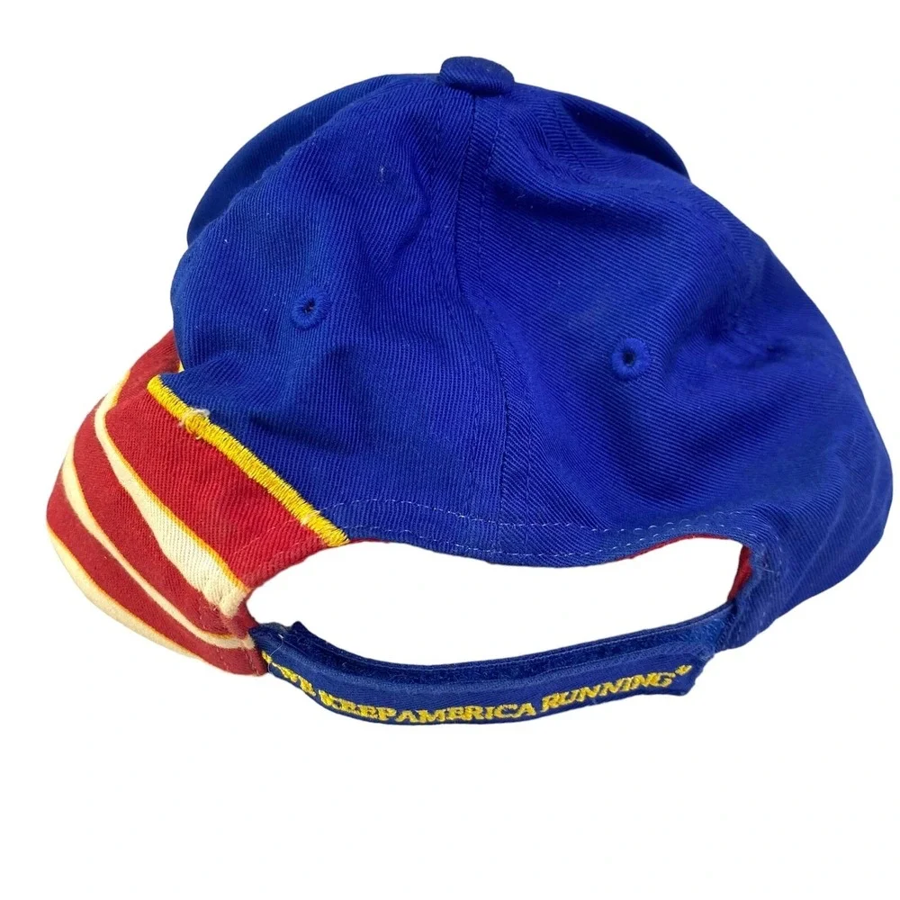 NAPA Racing Cap Michael Waltrip 15 Hat Patriotic American Flag Adjustable NASCAR